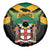 Jamaica Independence Day Spare Tire Cover Jumieka Coat Of Arms Mix Hummingbird - Wonder Print Shop