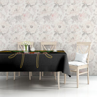 Jamaica Independence Day Tablecloth Jumieka Coat Of Arms Mix Hummingbird - Wonder Print Shop