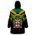 Jamaica Independence Day Wearable Blanket Hoodie Jumieka Coat Of Arms Mix Hummingbird - Wonder Print Shop