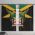 Jamaica Independence Day Window Curtain Jumieka Coat Of Arms Mix Hummingbird - Wonder Print Shop