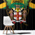 Jamaica Independence Day Window Curtain Jumieka Coat Of Arms Mix Hummingbird - Wonder Print Shop