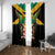 Jamaica Independence Day Window Curtain Jumieka Coat Of Arms Mix Hummingbird - Wonder Print Shop
