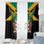 Jamaica Independence Day Window Curtain Jumieka Coat Of Arms Mix Hummingbird - Wonder Print Shop