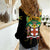 Jamaica Independence Day Women Casual Shirt Jumieka Coat Of Arms Mix Hummingbird - Wonder Print Shop