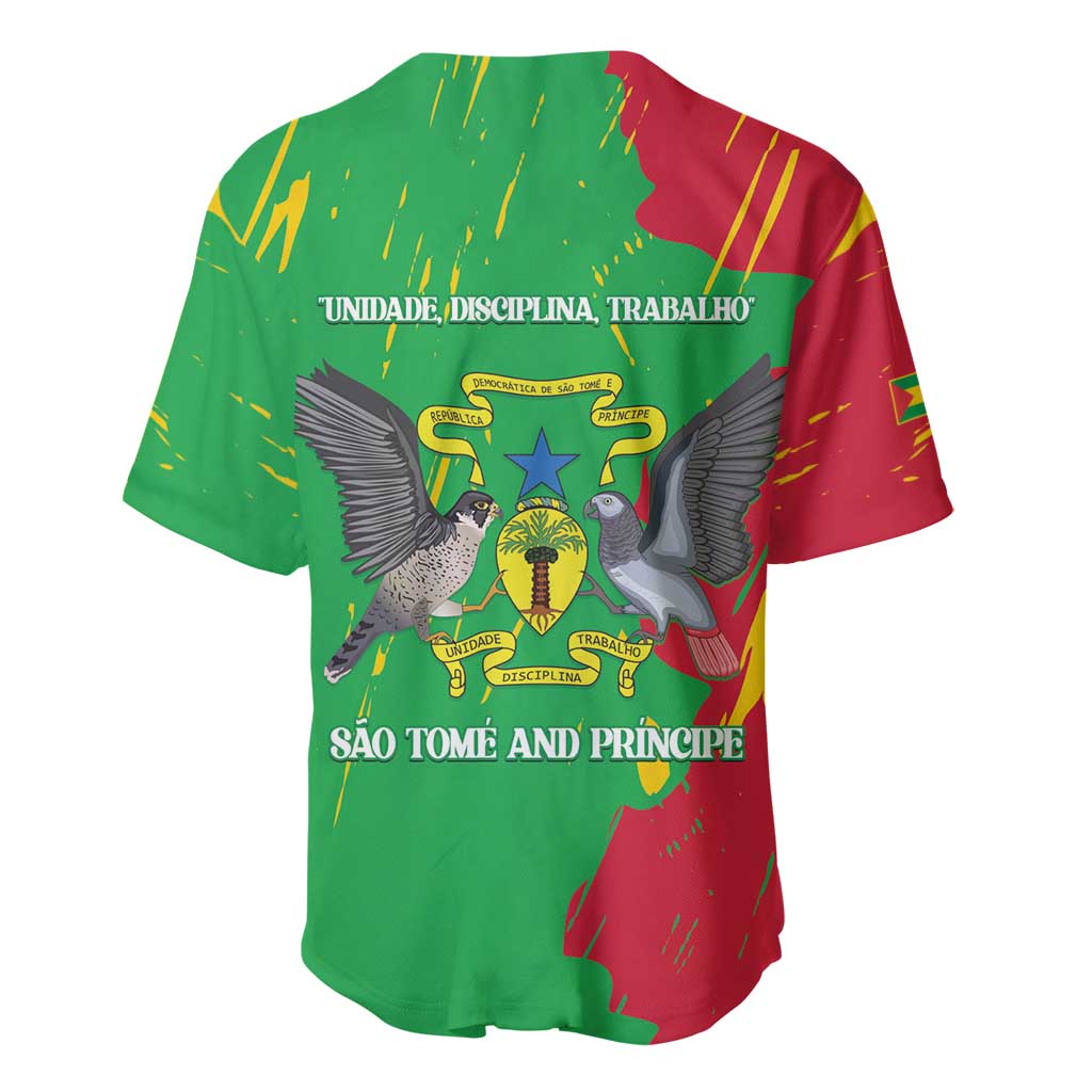 Sao Tome and Principe Independence Day Baseball Jersey 50 Anos Independencia