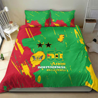 Sao Tome and Principe Independence Day Bedding Set 50 Anos Independencia