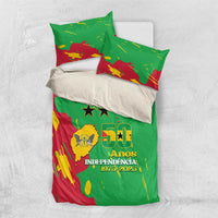 Sao Tome and Principe Independence Day Bedding Set 50 Anos Independencia