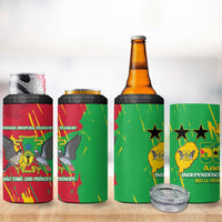 Sao Tome and Principe Independence Day 4 in 1 Can Cooler Tumbler 50 Anos Independencia