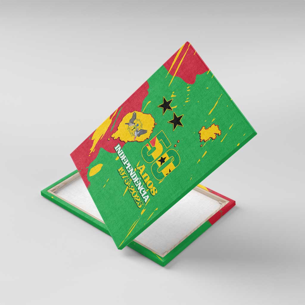 Sao Tome and Principe Independence Day Canvas Wall Art 50 Anos Independencia