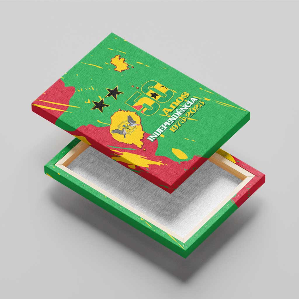 Sao Tome and Principe Independence Day Canvas Wall Art 50 Anos Independencia