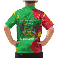 Sao Tome and Principe Independence Day Family Matching Mermaid Dress and Hawaiian Shirt 50 Anos Independencia