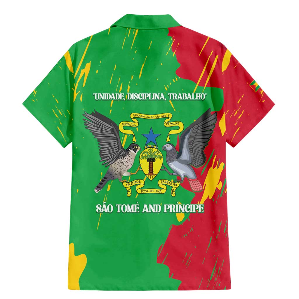 Sao Tome and Principe Independence Day Family Matching Mermaid Dress and Hawaiian Shirt 50 Anos Independencia