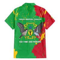 Sao Tome and Principe Independence Day Family Matching Mermaid Dress and Hawaiian Shirt 50 Anos Independencia