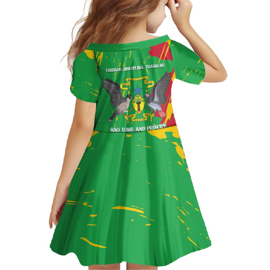 Sao Tome and Principe Independence Day Family Matching Off Shoulder Maxi Dress and Hawaiian Shirt 50 Anos Independencia