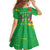 Sao Tome and Principe Independence Day Family Matching Off Shoulder Maxi Dress and Hawaiian Shirt 50 Anos Independencia
