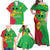Sao Tome and Principe Independence Day Family Matching Off Shoulder Maxi Dress and Hawaiian Shirt 50 Anos Independencia