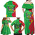 Sao Tome and Principe Independence Day Family Matching Off Shoulder Maxi Dress and Hawaiian Shirt 50 Anos Independencia