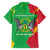 Sao Tome and Principe Independence Day Family Matching Summer Maxi Dress and Hawaiian Shirt 50 Anos Independencia