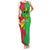 Sao Tome and Principe Independence Day Family Matching Tank Maxi Dress and Hawaiian Shirt 50 Anos Independencia