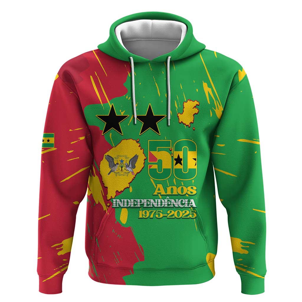 Sao Tome and Principe Independence Day Hoodie 50 Anos Independencia