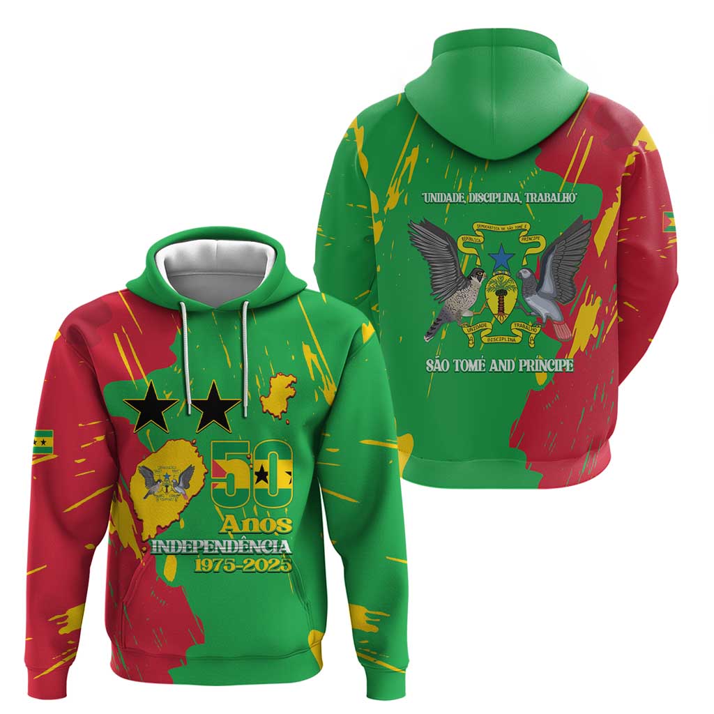 Sao Tome and Principe Independence Day Hoodie 50 Anos Independencia