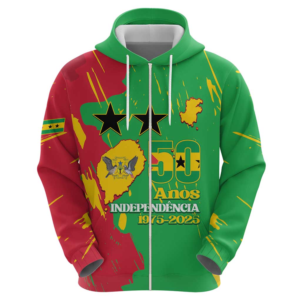 Sao Tome and Principe Independence Day Hoodie 50 Anos Independencia