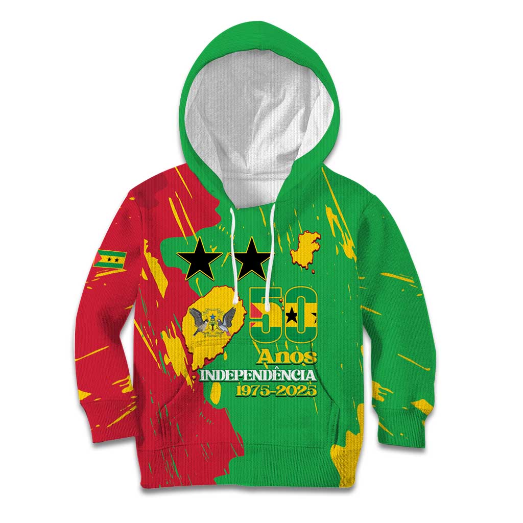 Sao Tome and Principe Independence Day Kid Hoodie 50 Anos Independencia