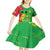 Sao Tome and Principe Independence Day Kid Short Sleeve Dress 50 Anos Independencia