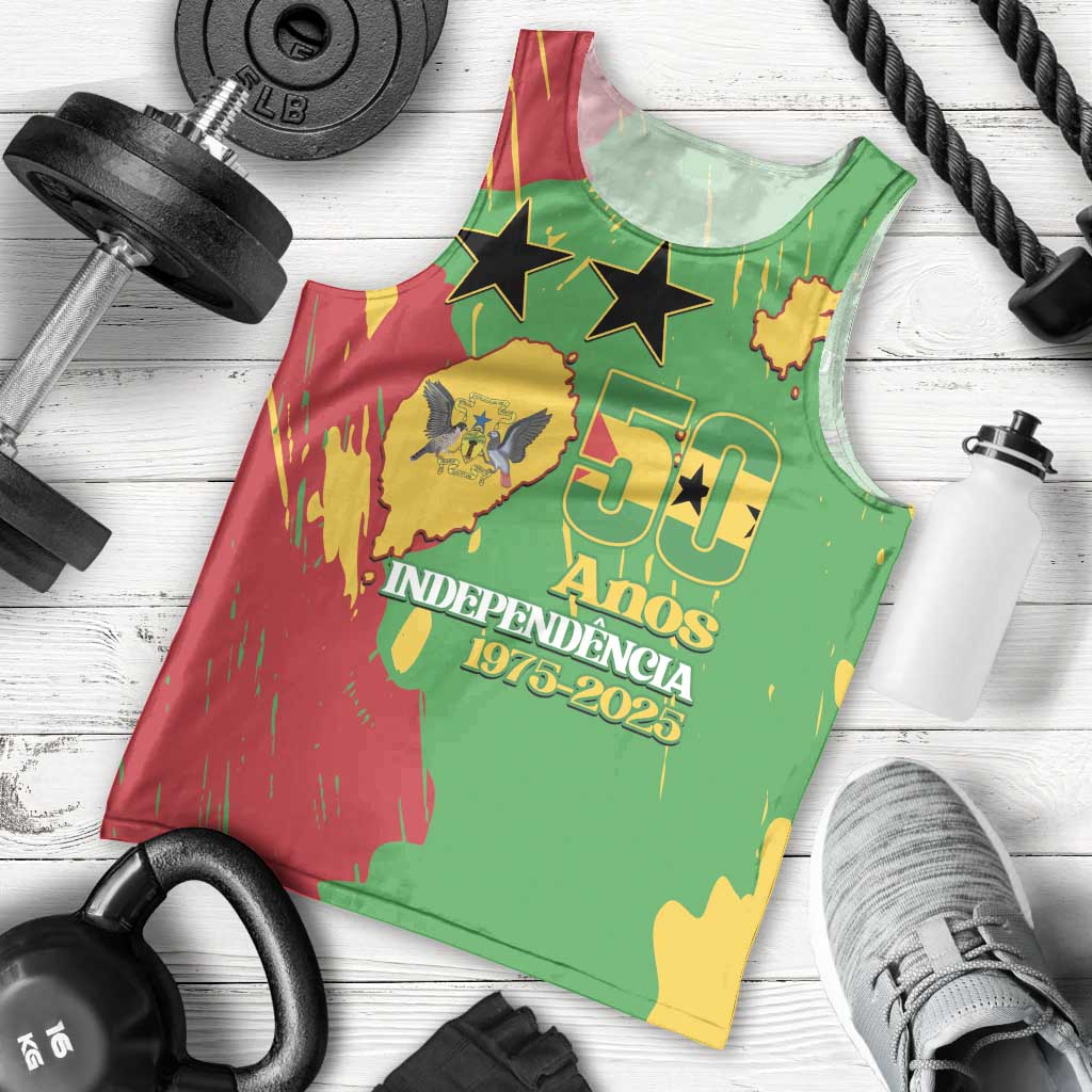 Sao Tome and Principe Independence Day Men Tank Top 50 Anos Independencia