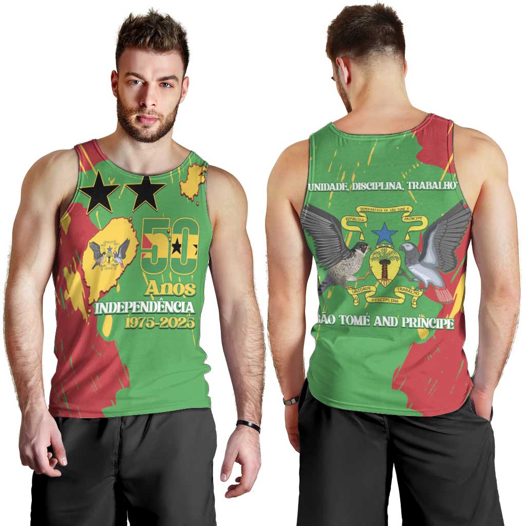 Sao Tome and Principe Independence Day Men Tank Top 50 Anos Independencia