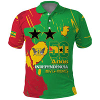 Sao Tome and Principe Independence Day Polo Shirt 50 Anos Independencia