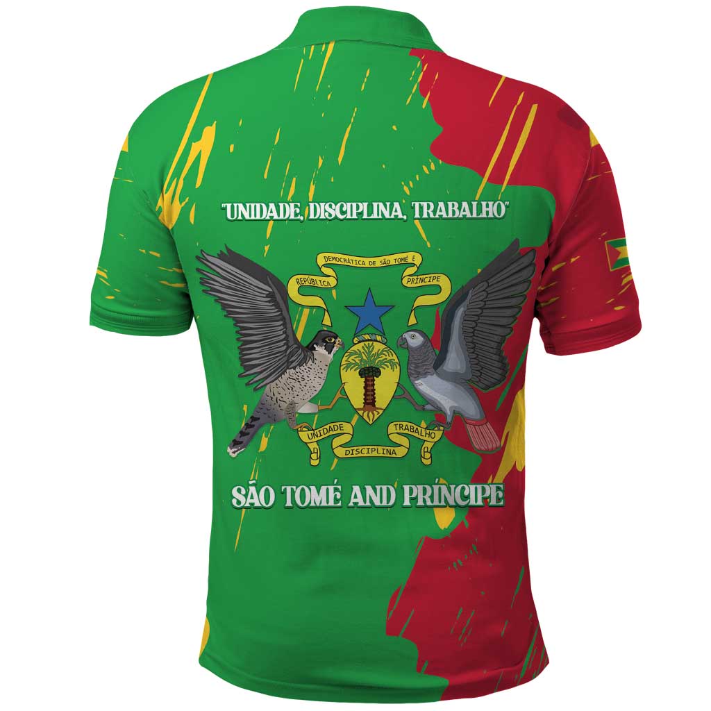 Sao Tome and Principe Independence Day Polo Shirt 50 Anos Independencia