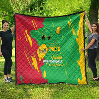 Sao Tome and Principe Independence Day Quilt 50 Anos Independencia