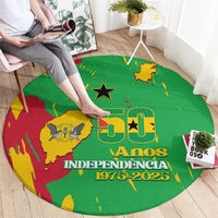 Sao Tome and Principe Independence Day Round Carpet 50 Anos Independencia