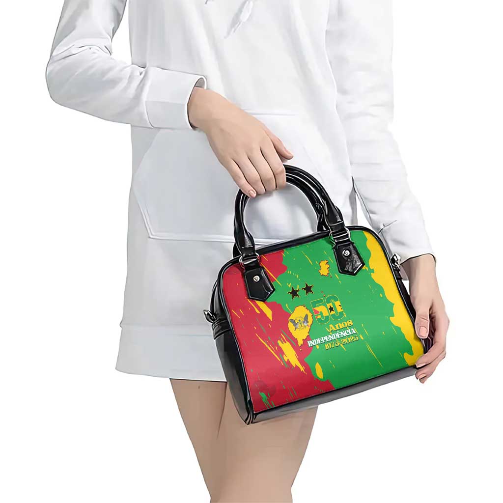 Sao Tome and Principe Independence Day Shoulder Handbag 50 Anos Independencia