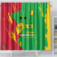 Sao Tome and Principe Independence Day Shower Curtain 50 Anos Independencia