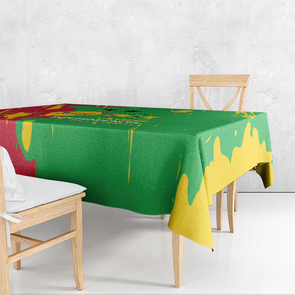Sao Tome and Principe Independence Day Tablecloth 50 Anos Independencia