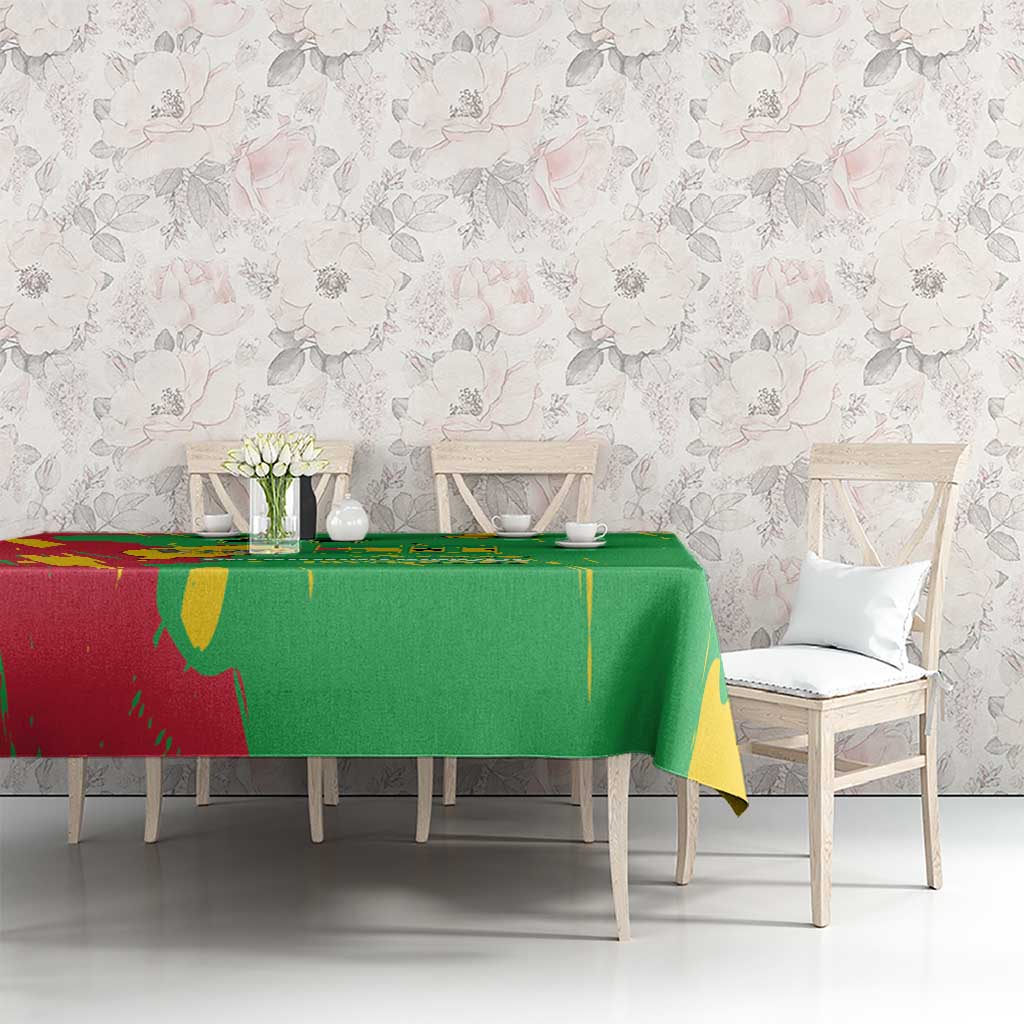 Sao Tome and Principe Independence Day Tablecloth 50 Anos Independencia
