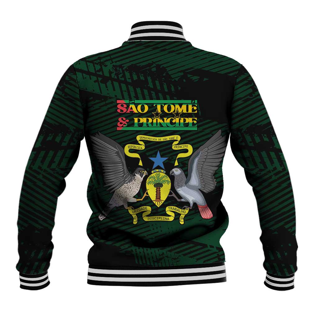 Sao Tome and Principe Baseball Jacket Coat Of Arms Style
