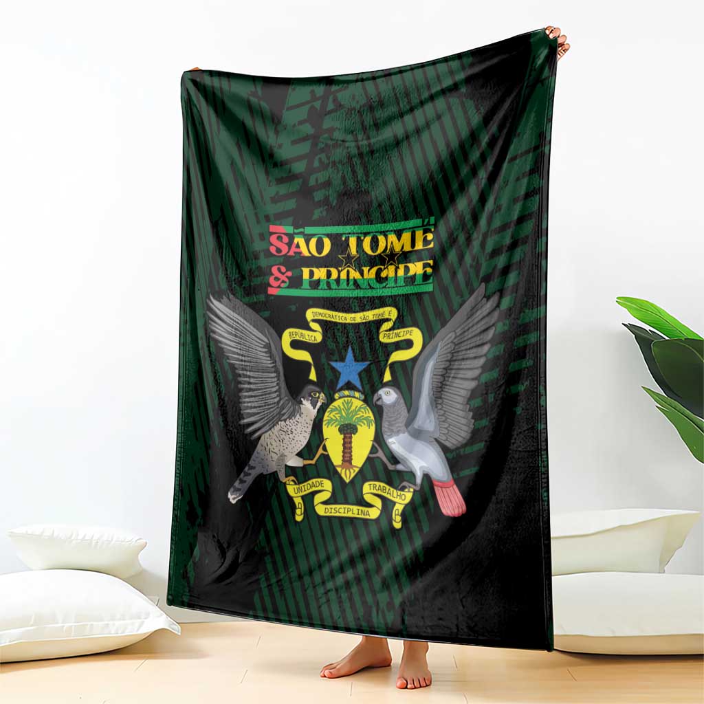 Sao Tome and Principe Blanket Coat Of Arms Style