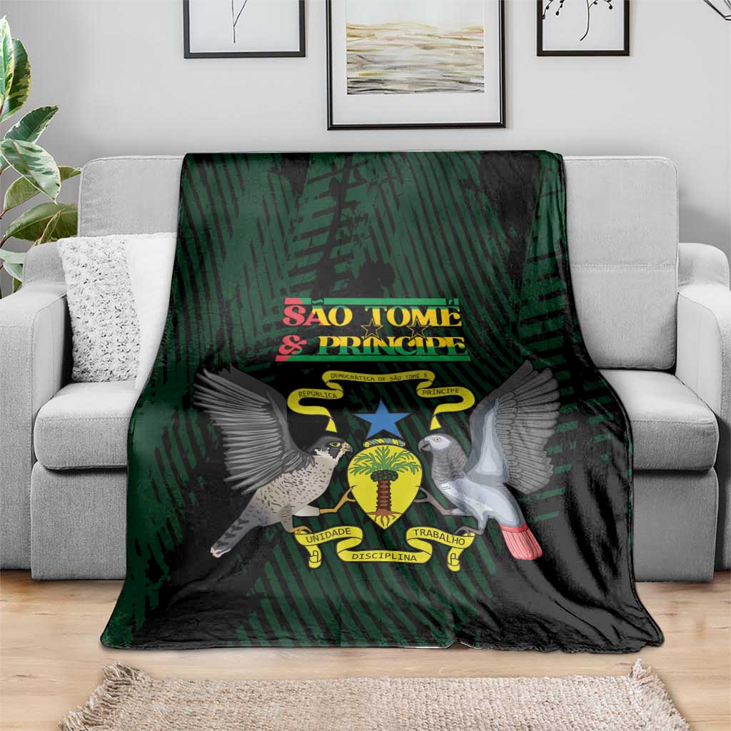 Sao Tome and Principe Blanket Coat Of Arms Style