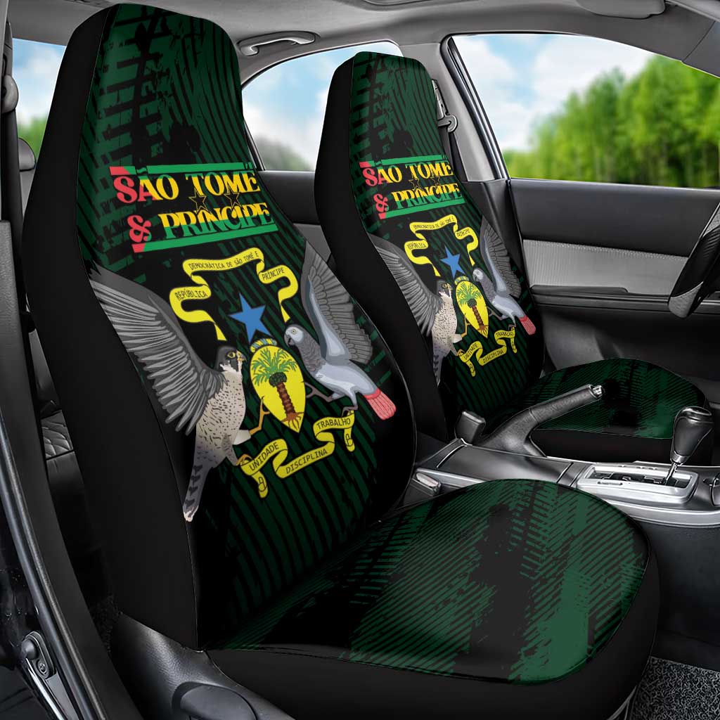 Sao Tome and Principe Car Seat Cover Coat Of Arms Style