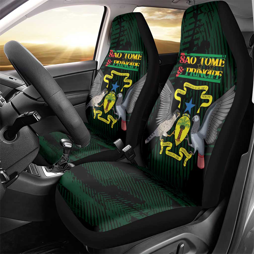 Sao Tome and Principe Car Seat Cover Coat Of Arms Style