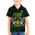 Sao Tome and Principe Family Matching Off The Shoulder Long Sleeve Dress and Hawaiian Shirt Coat Of Arms Style