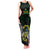 Sao Tome and Principe Family Matching Tank Maxi Dress and Hawaiian Shirt Coat Of Arms Style