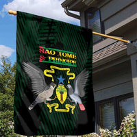 Sao Tome and Principe Garden Flag Coat Of Arms Style