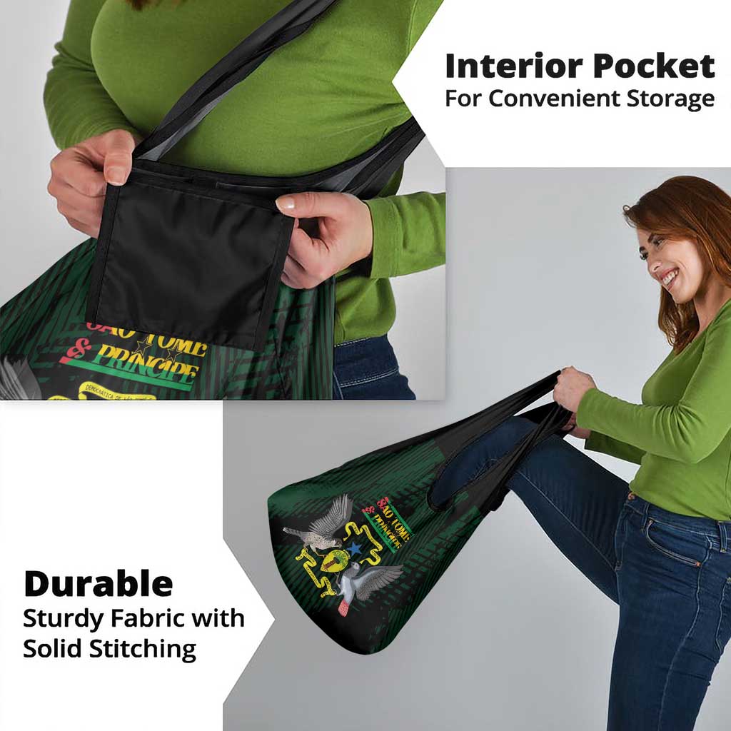 Sao Tome and Principe Grocery Bag Coat Of Arms Style