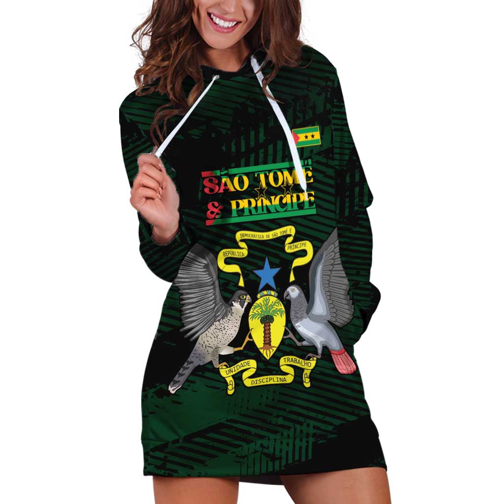 Sao Tome and Principe Hoodie Dress Coat Of Arms Style