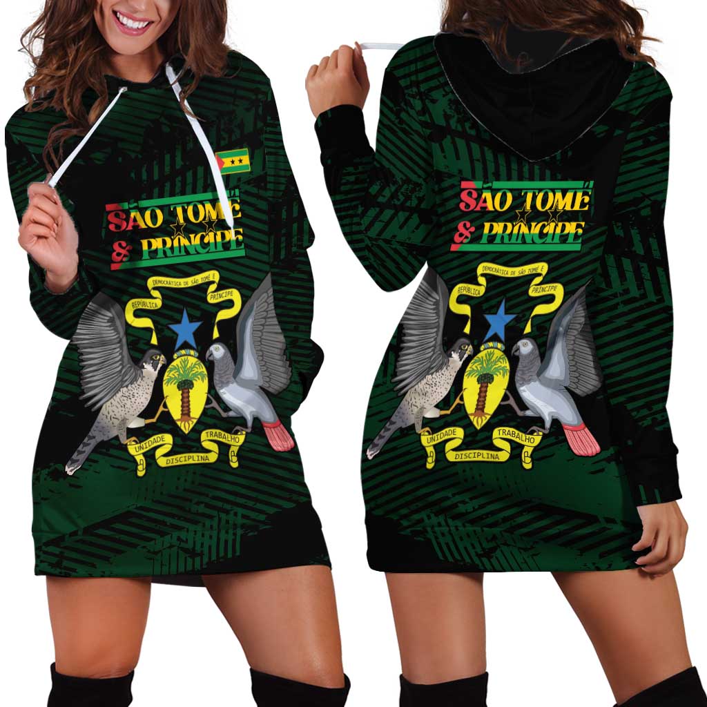 Sao Tome and Principe Hoodie Dress Coat Of Arms Style