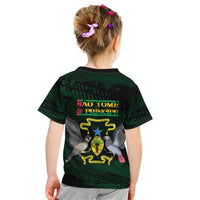 Sao Tome and Principe Kid T Shirt Coat Of Arms Style
